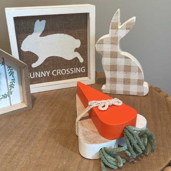 Neutral Easter Tier Tray Decor - Picture 2 of 5